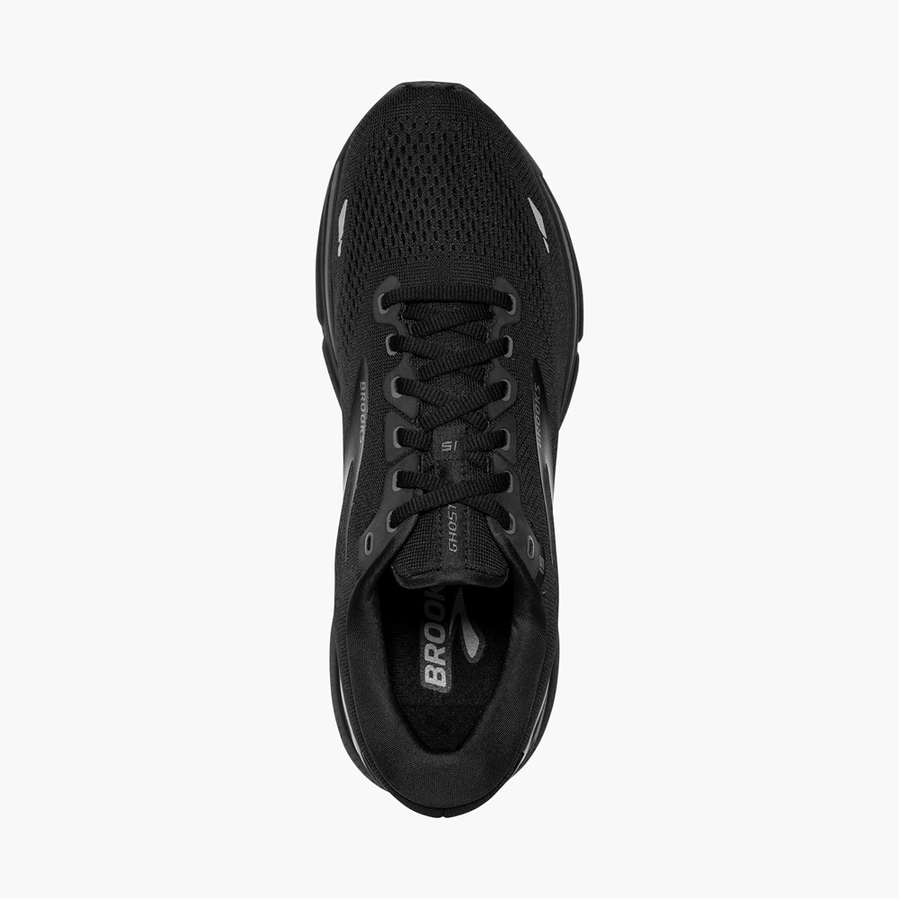 Chaussure de Marche Brooks Ghost 15 Noir Noir Homme | QKN-1175218